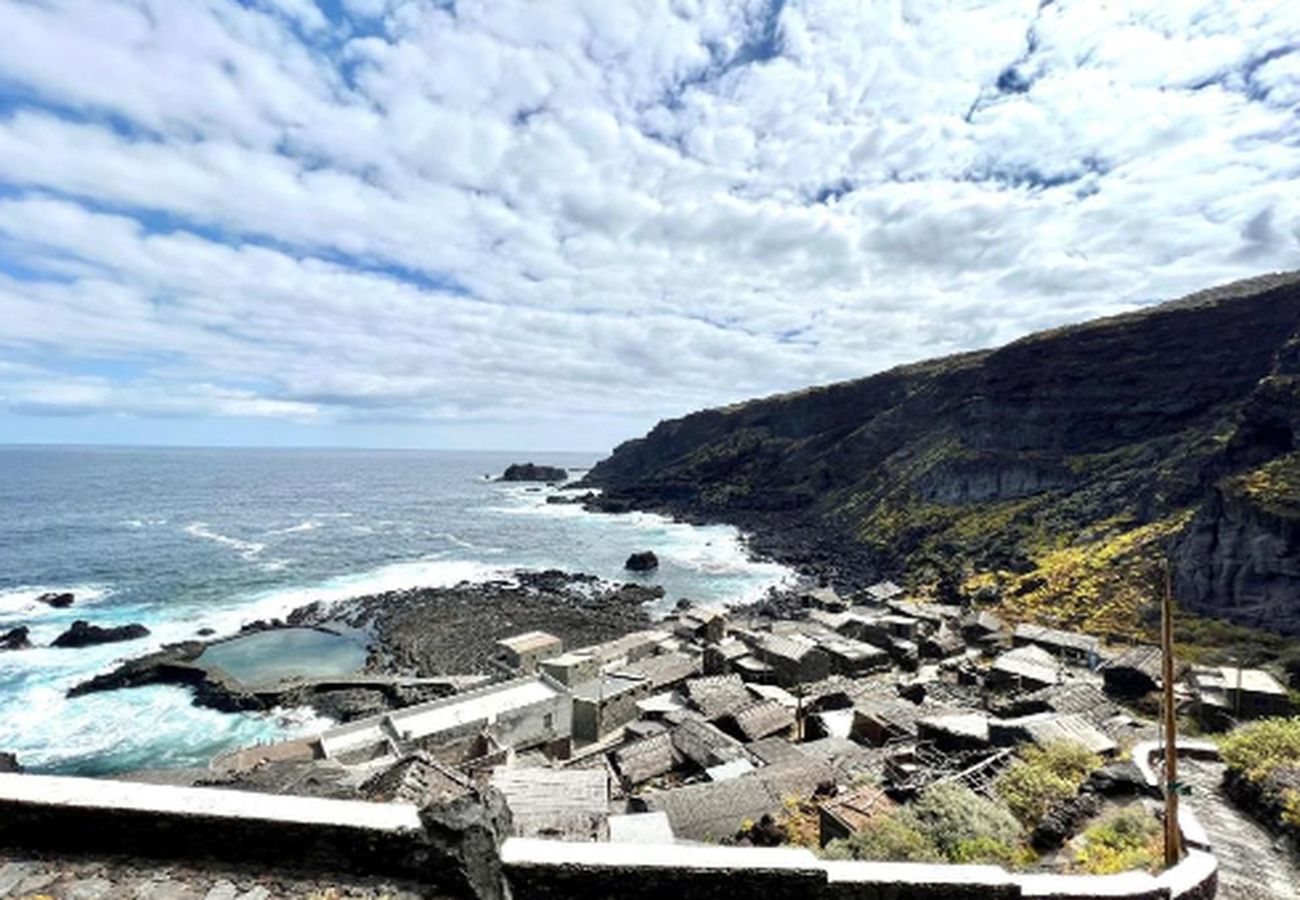 Casa en Valverde - Casa Cueva con vistas al mar y barbacoa