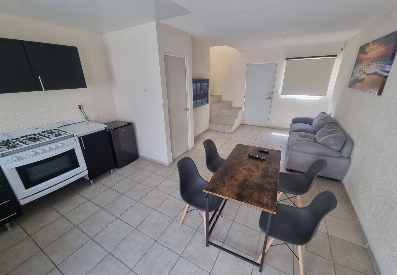 Apartamento en Santiago de Querétaro - Encantador apartamento super comodo  con terraza y piscina