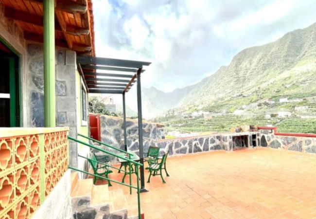 Cottage in Hermigua - Charming accommodation with sea views, WIFI terrace and BBQ