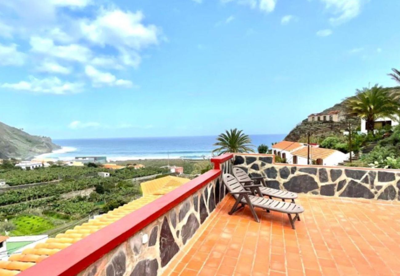 Cottage in Hermigua - Charming Sea View WIFI and BBQ terrace