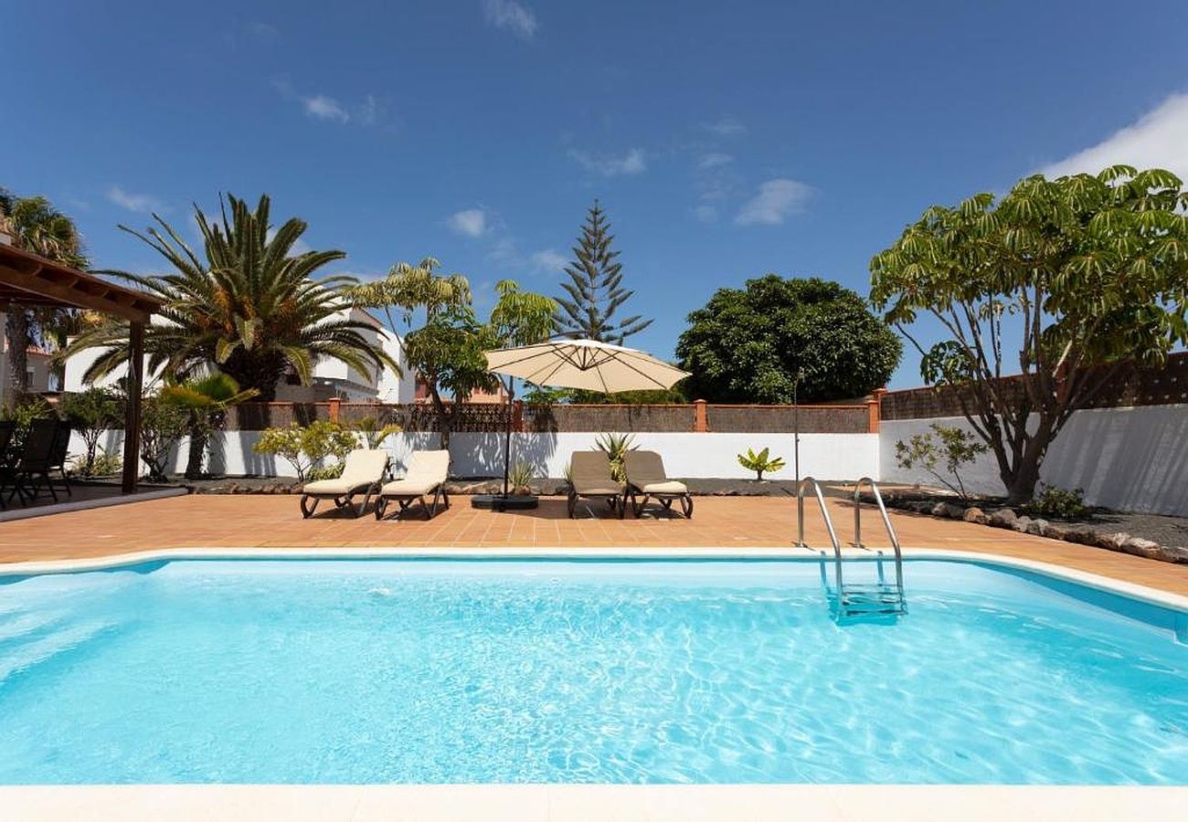 Villa in Santa Cruz de la Palma - Incredible views of the sea and the desert Pool BBQ WIFI